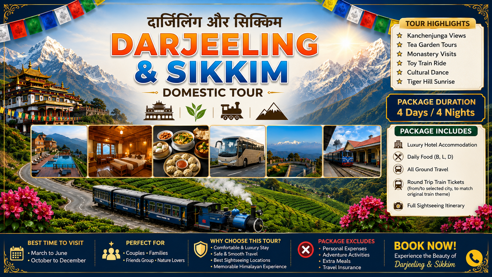 Darjeeling & Sikkim Tour